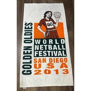 Golden Oldies World Net Ball San Diego Beach Towel Specialties 56"x28" - 2013